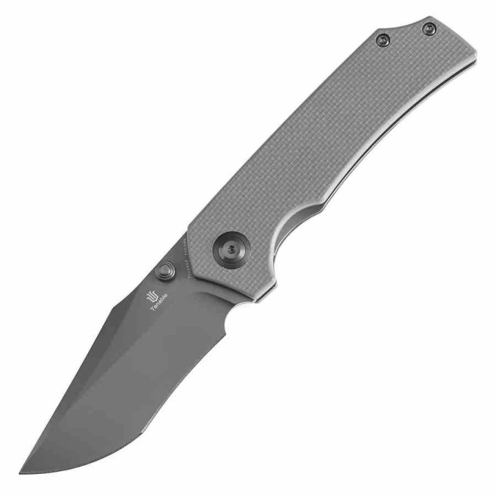Couteau Tenable Fermi Sand Lame Acier 14C28N Grey Manche G10 Liner Lock Clip T1122A5 - Livraison Gratuite