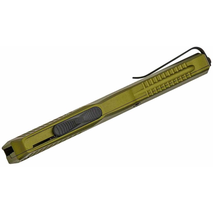Couteau Automatique OTF Kershaw Olive Lame Double Tranchant Acier CPM-MagnaCut Manche Alu USA KS9000DESTOL - Livraison Gratuite