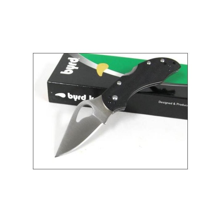 COUTEAU SPYDERCO BYRD ROBIN 2 Plain Knife G10 BY10GP2 Acier 8Cr13MoV