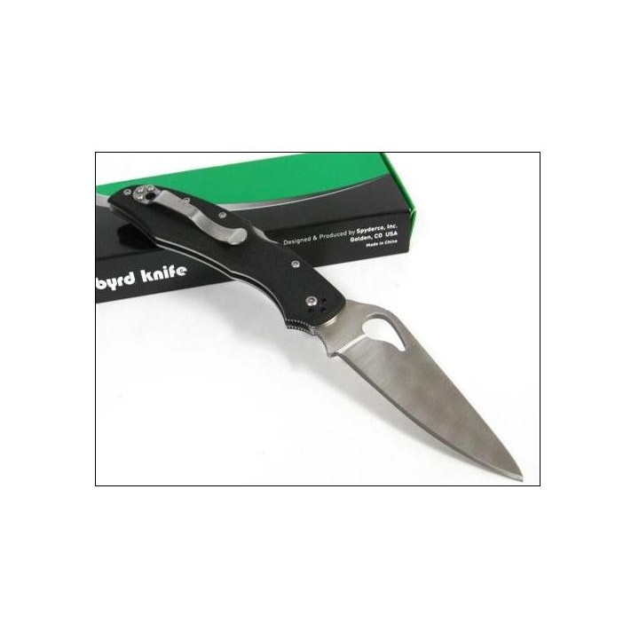 COUTEAU SPYDERCO BYRD Cara Cara 2 G-10 Plain Edge Knife BY03GP2 Acier 8Cr13MoV