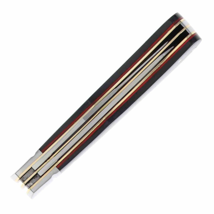 Couteau Rough Ryder Black Reserve Bearhead Trapper Lames Acier 440A Manche Bois Cran Forcé RR2559 - Livraison Gratuite