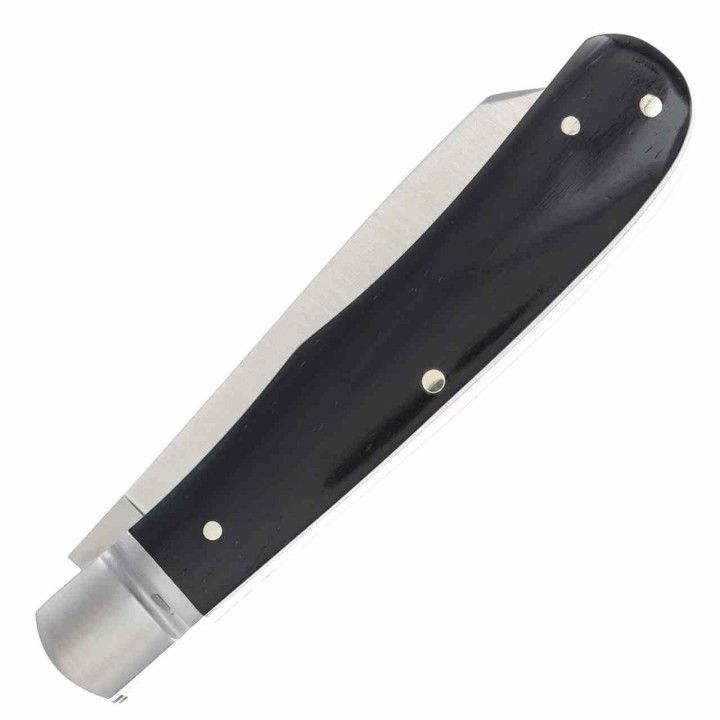 Couteau Rough Ryder Black Reserve Bearhead Trapper Lames Acier 440A Manche Bois Cran Forcé RR2559 - Livraison Gratuite