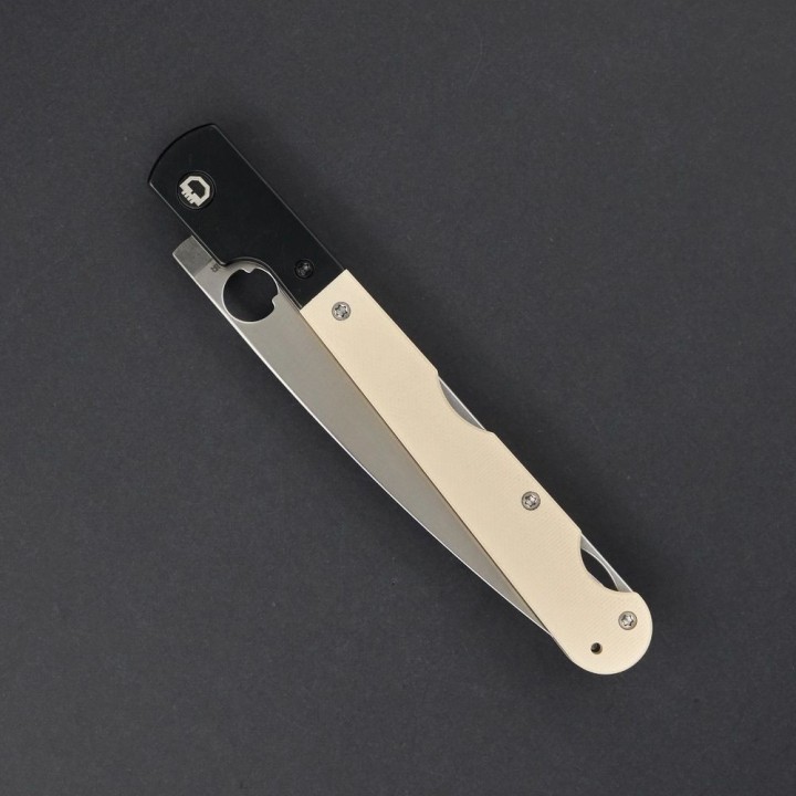 Couteau Daggerr Knives Corso White Lame Spear Point Acier VG-10 Manche G10 Clip LockBack DGR2303WTS - Livraison Gratuite