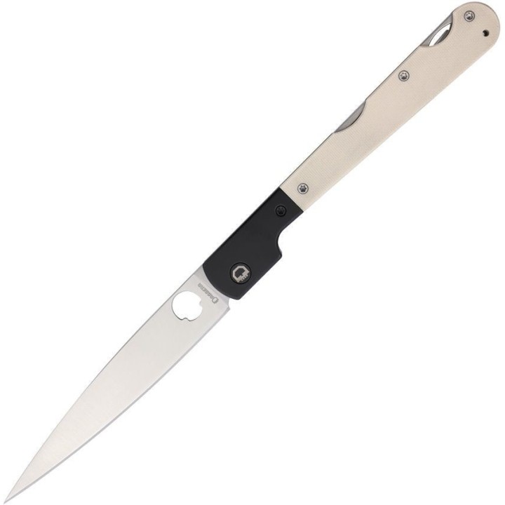 Couteau Daggerr Knives Corso White Lame Spear Point Acier VG-10 Manche G10 Clip LockBack DGR2303WTS - Livraison Gratuite
