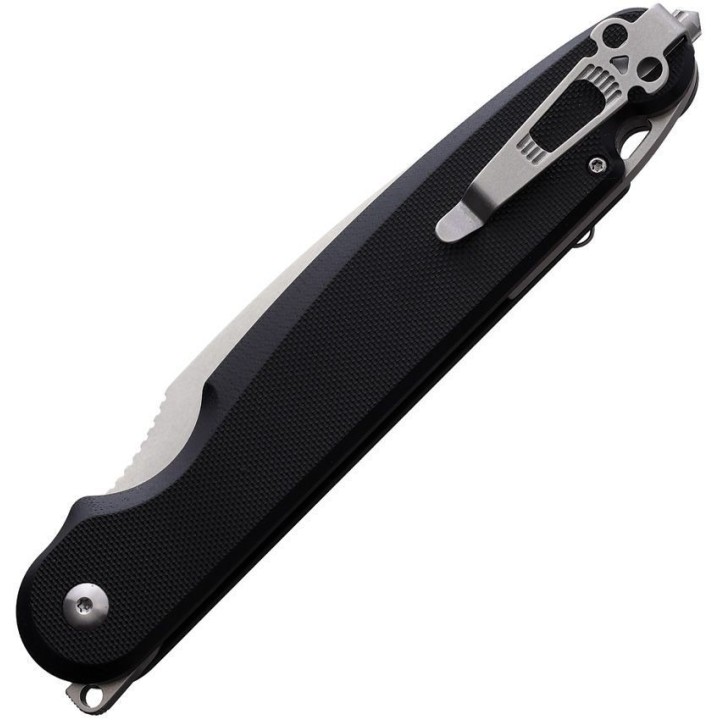 Couteau Pliant Daggerr Parrot Black Lame Acier VG-10 Manche G10 Button Lock Clip DGRFM032BKSW - Livraison Gratuite