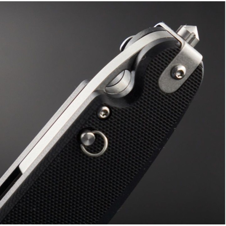 Couteau Daggerr Anaconda Black Lame Acier VG-10 Manche G10 Button Lock Clip DGRFM033BKSW - Livraison Gratuite