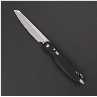 Couteau Daggerr Anaconda Black Lame Acier VG-10 Manche G10 Button Lock Clip DGRFM033BKSW - Livraison Gratuite