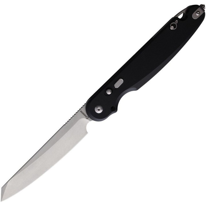 Couteau Daggerr Anaconda Black Lame Acier VG-10 Manche G10 Button Lock Clip DGRFM033BKSW - Livraison Gratuite