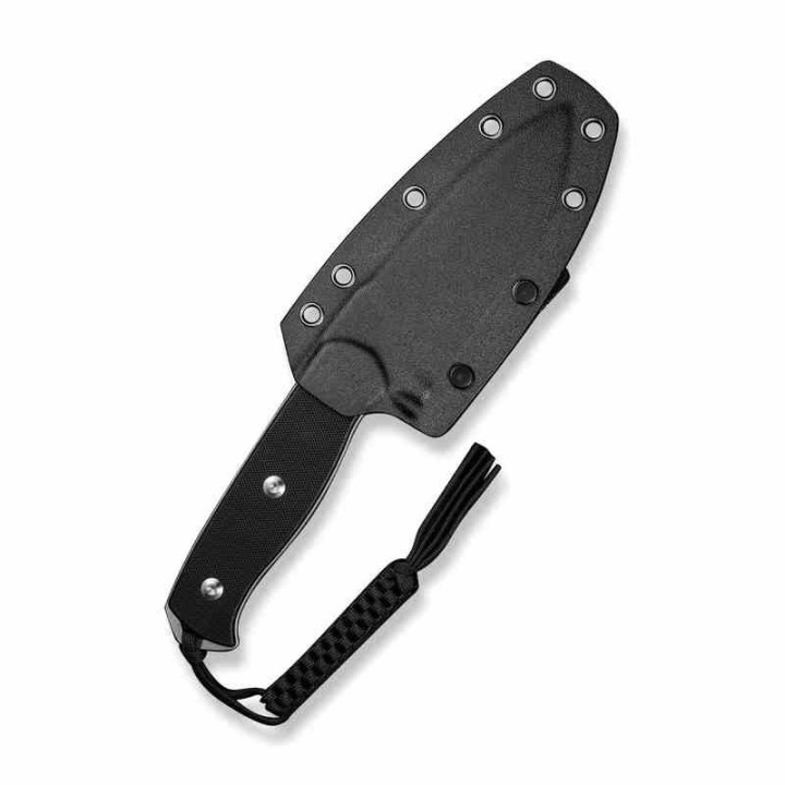 Couteau SENCUT Toxodon Black Lame Acier 9Cr18MoV Manche G10 Etui Kydex S240361 - Livraison Gratuite