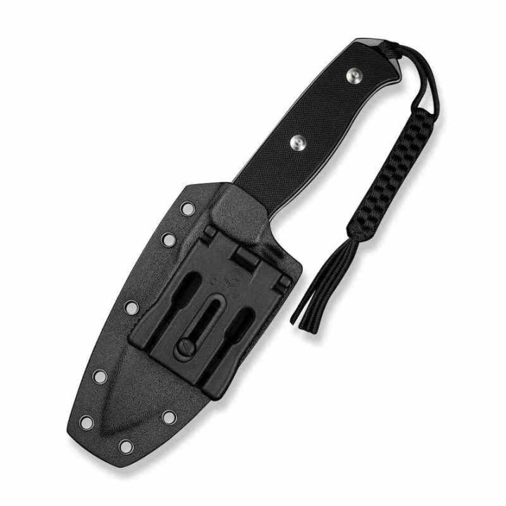 Couteau SENCUT Toxodon Black Lame Acier 9Cr18MoV Manche G10 Etui Kydex S240361 - Livraison Gratuite