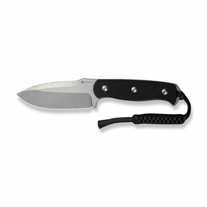 Couteau SENCUT Toxodon Black Lame Acier 9Cr18MoV Manche G10 Etui Kydex S240361 - Livraison Gratuite