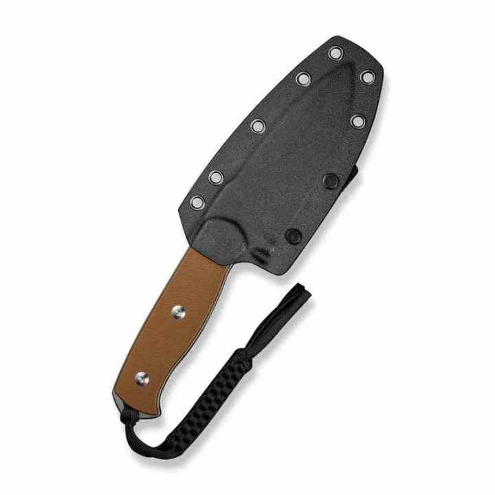 Couteau SENCUT Toxodon Brown Lame Acier 9Cr18MoV Manche G10 Etui Kydex S240363 - Livraison Gratuite