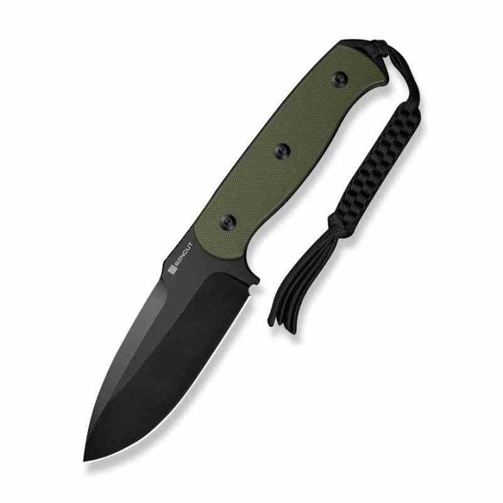 Couteau SENCUT Toxodon Od Green Lame Acier 9Cr18MoV Manche G10 Etui Kydex S240362 - Livraison Gratuite