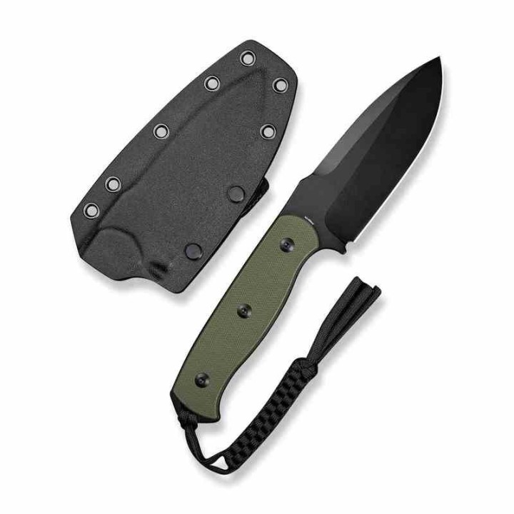 Couteau SENCUT Toxodon Od Green Lame Acier 9Cr18MoV Manche G10 Etui Kydex S240362 - Livraison Gratuite