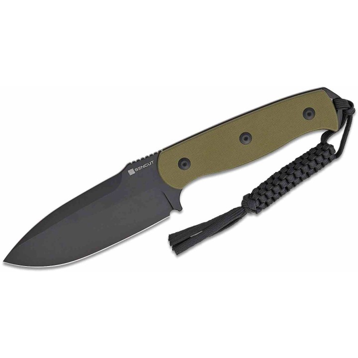 Couteau SENCUT Toxodon Od Green Lame Acier 9Cr18MoV Manche G10 Etui Kydex S240362 - Livraison Gratuite