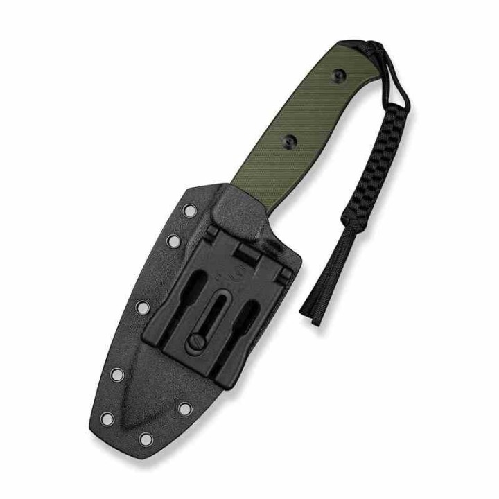 Couteau SENCUT Toxodon Od Green Lame Acier 9Cr18MoV Manche G10 Etui Kydex S240362 - Livraison Gratuite