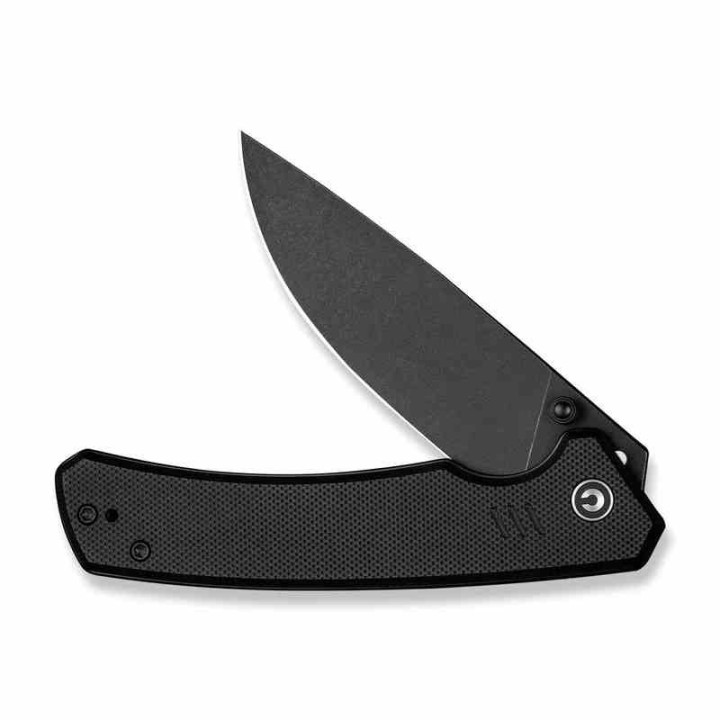 Couteau Civivi Merit Black Lame Acier 14C28N Manche G10 IKBS Clip Liner Lock CIVC240121 - Livraison Gratuite