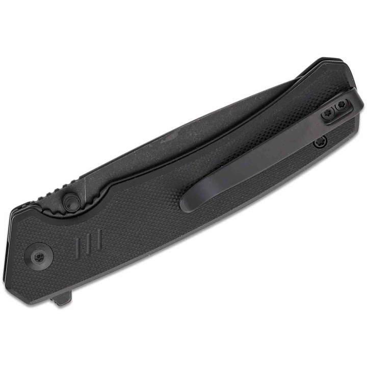 Couteau Civivi Merit Black Lame Acier 14C28N Manche G10 IKBS Clip Liner Lock CIVC240121 - Livraison Gratuite