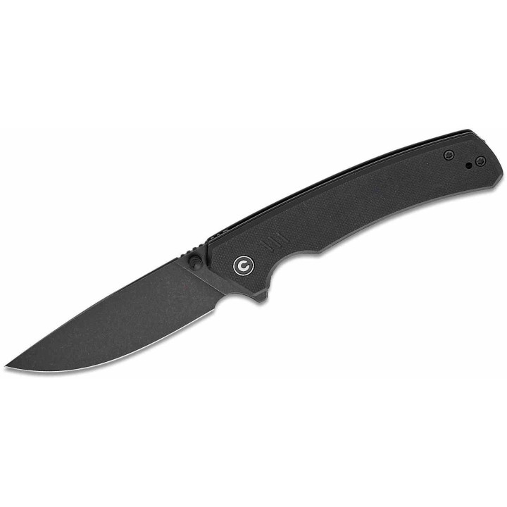 Couteau Civivi Merit Black Lame Acier 14C28N Manche G10 IKBS Clip Liner Lock CIVC240121 - Livraison Gratuite
