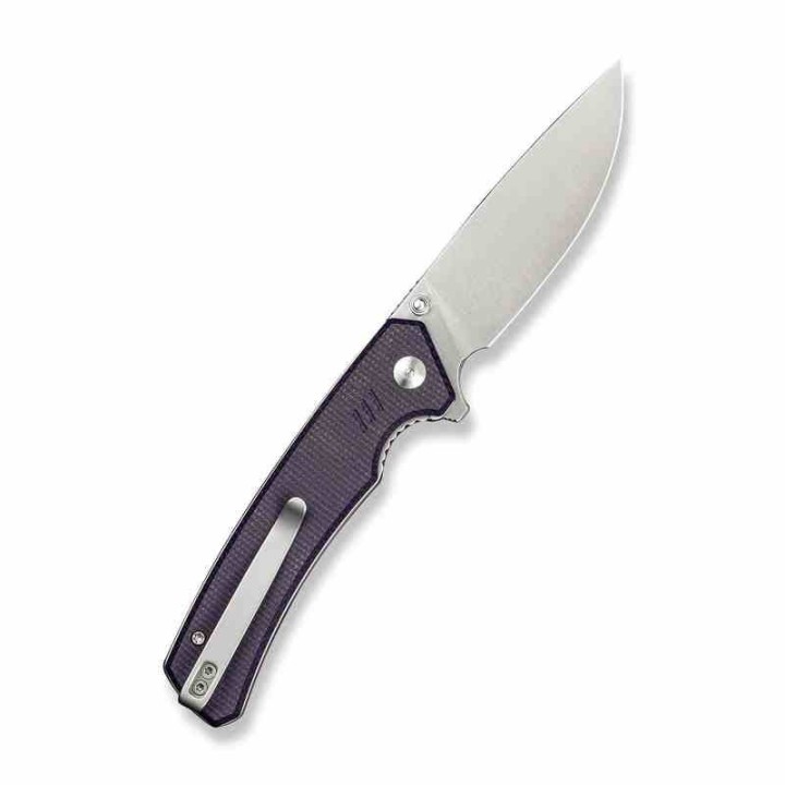 Couteau Civivi Merit Purple Lame Acier 14C28N Manche Micarta IKBS Clip Liner Lock CIVC240123 - Livraison Gratuite
