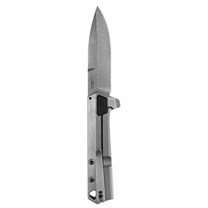 Couteau Kershaw Oblivion A/O Lame Spear Point Acier 8Cr13MoV Manche Polymère/Acier Frame Lock Clip KS3860 - Livraison Gratuite