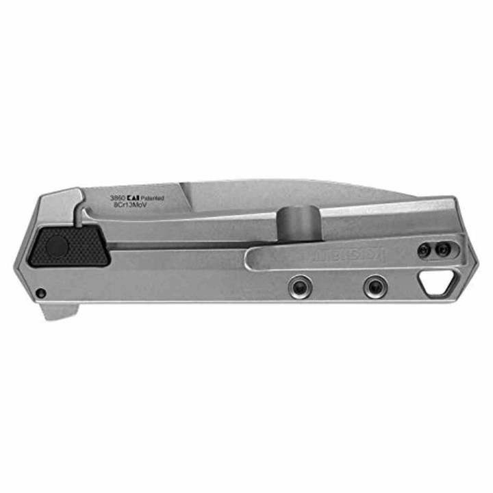 Couteau Kershaw Oblivion A/O Lame Spear Point Acier 8Cr13MoV Manche Polymère/Acier Frame Lock Clip KS3860 - Livraison Gratuite