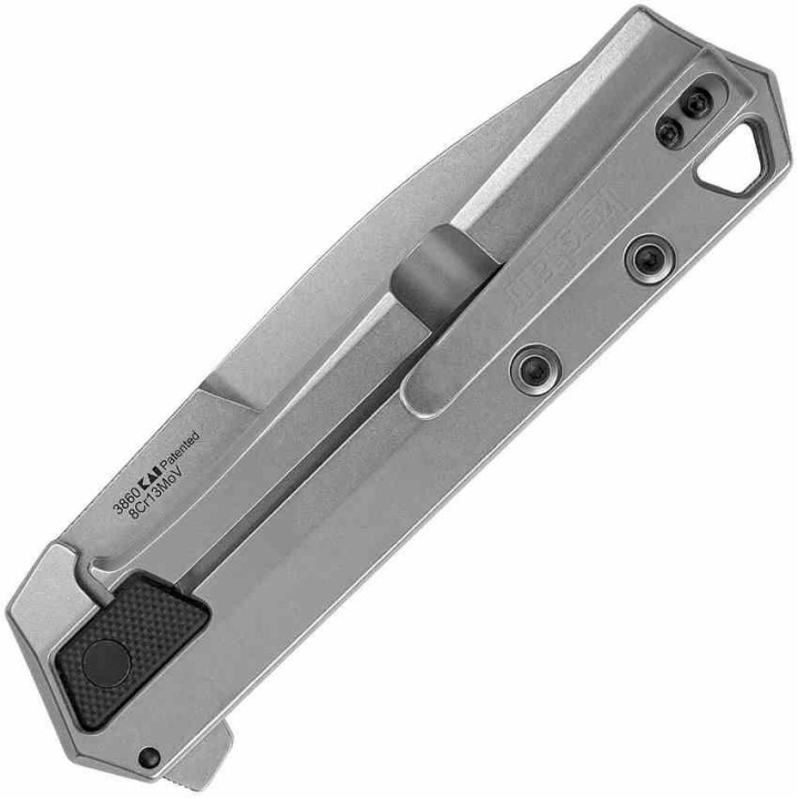 Couteau Kershaw Oblivion A/O Lame Spear Point Acier 8Cr13MoV Manche Polymère/Acier Frame Lock Clip KS3860 - Livraison Gratuite
