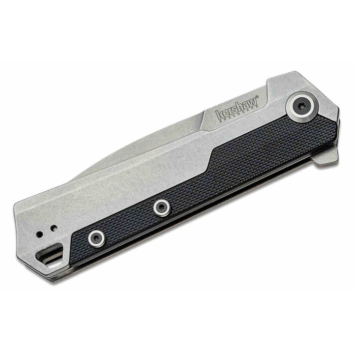 Couteau Kershaw Oblivion A/O Lame Spear Point Acier 8Cr13MoV Manche Polymère/Acier Frame Lock Clip KS3860 - Livraison Gratuite