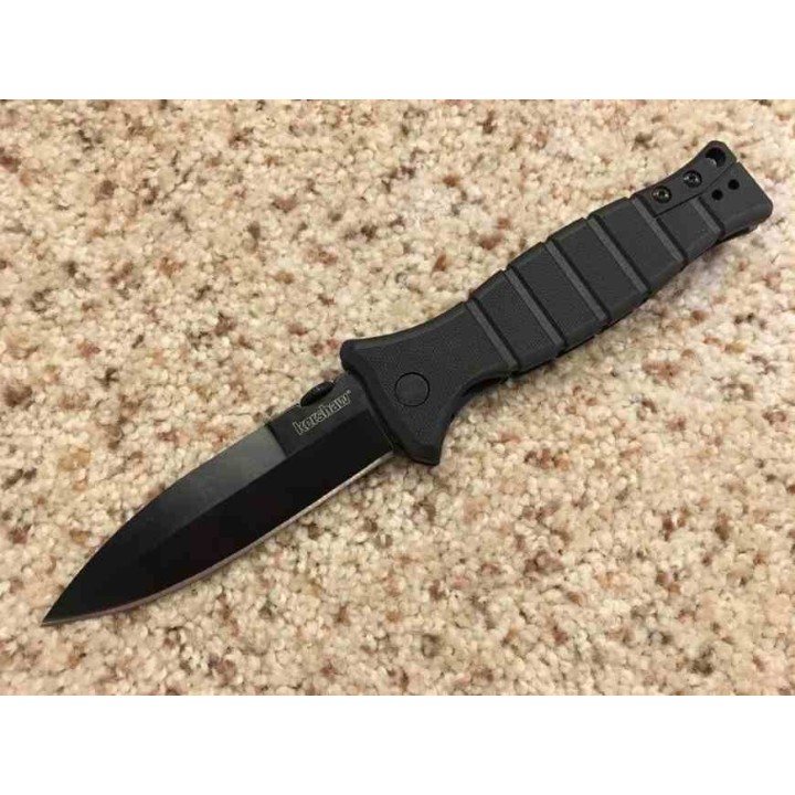 Couteau Kershaw XCOM Lame Acier 8Cr13MoV Manche FRN Linerlock Clip KS3425 - Livraison Gratuite