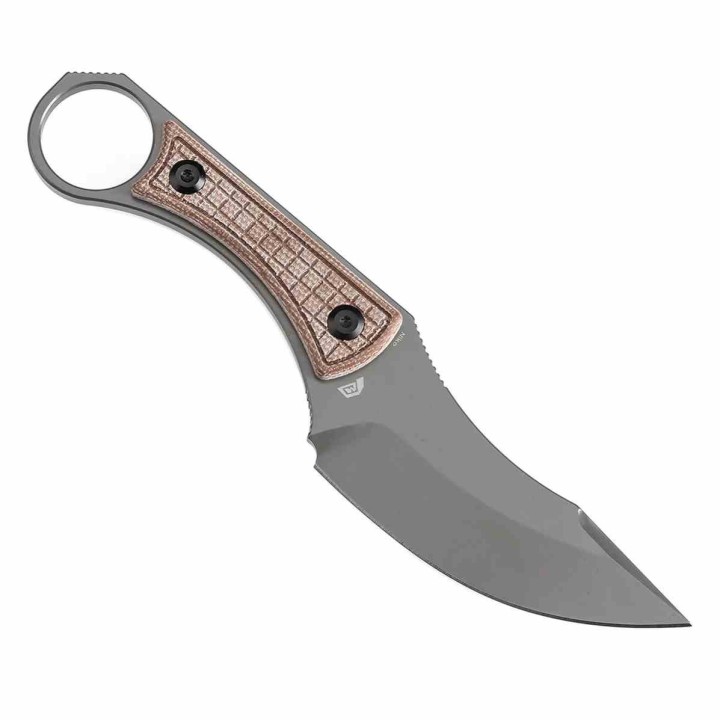 Couteau Kansept Niko Brown Frag Lame Acier D2 Manche Micarta Etui Kydex KG004A8 - Livraison Gratuite