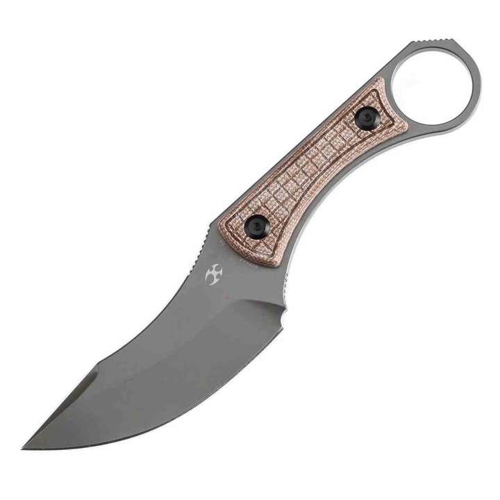 Couteau Kansept Niko Brown Frag Lame Acier D2 Manche Micarta Etui Kydex KG004A8 - Livraison Gratuite