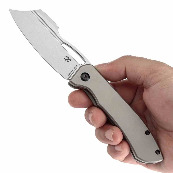 Couteau Kansept Cybin Lame Acier CPM-S35VN Manche Titane Frame Lock Clip K1080A3 - Livraison Gratuite