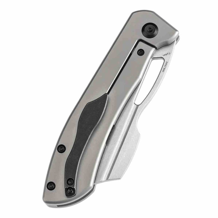 Couteau Kansept Cybin Lame Acier CPM-S35VN Manche Titane Frame Lock Clip K1080A3 - Livraison Gratuite
