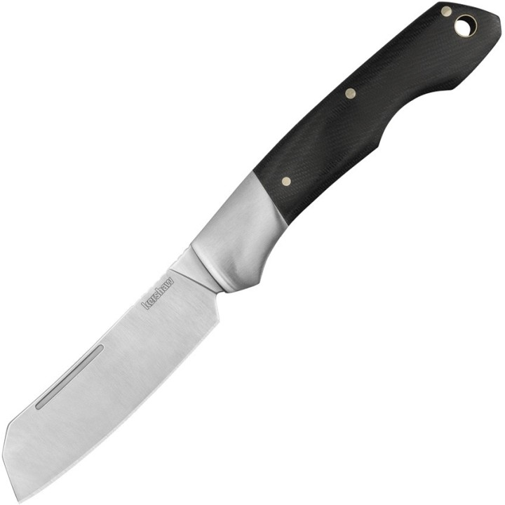 Couteau Kershaw Parley Slipjoint Cleaver Lame Acier 7Cr17MoV Manche Micarta KS4384 - Livraison Gratuite