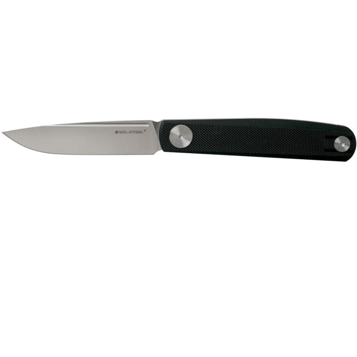 Couteau Real Steel Gslip Compact Slipjoint Black Lame Acier VG10 Manche G-10 Clip RS7868 - Livraison Gratuite