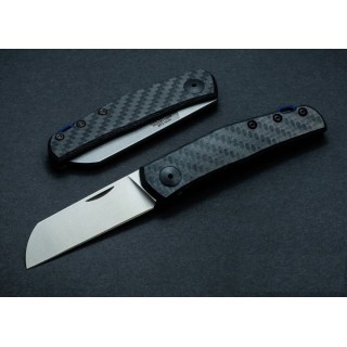Couteau Zero Tolerance Slipjoint Lame Acier CPM-20CV Manche Fibre de Carbone Made USA ZT0230 - Livraison Gratuite