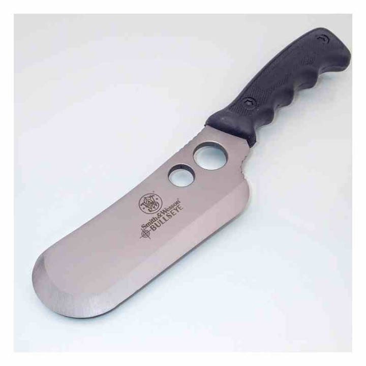 Set de Couteaux Smith&Wesson Campfire Lames Acier Inox Manches Caoutchouc Noir Étui Nylon SWCAMP - Livraison Gratuite