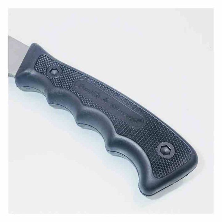 Set de Couteaux Smith&Wesson Campfire Lames Acier Inox Manches Caoutchouc Noir Étui Nylon SWCAMP - Livraison Gratuite