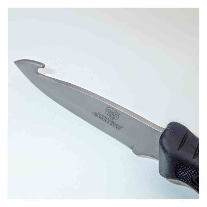 Set de Couteaux Smith&Wesson Campfire Lames Acier Inox Manches Caoutchouc Noir Étui Nylon SWCAMP - Livraison Gratuite