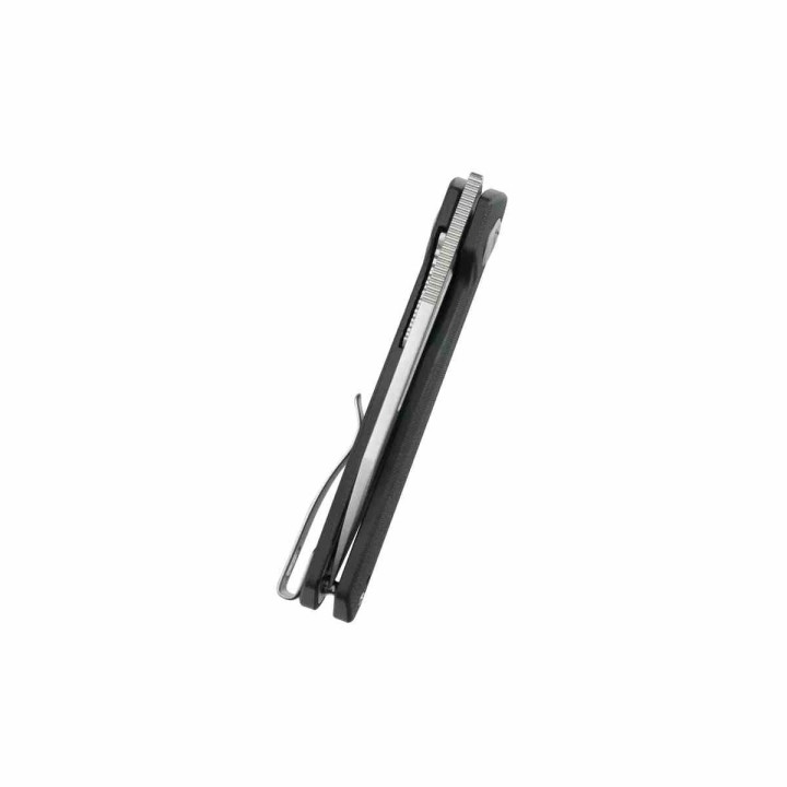 Couteau Kubey Thalia Black Lame Clip Point Acier 14C28N Manche G10 Liner Lock IKBS Clip KUB321P - Livraison Gratuite