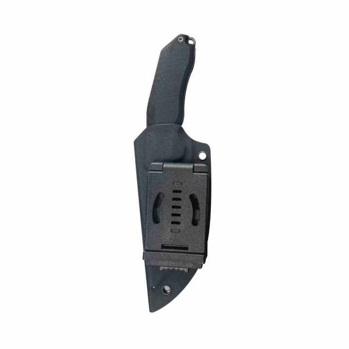Couteau Fixe Kubey Basilisk Black Lame Acier 14C28N Manche G10 Noir Étui Kydex KUB381A - Livraison Gratuite