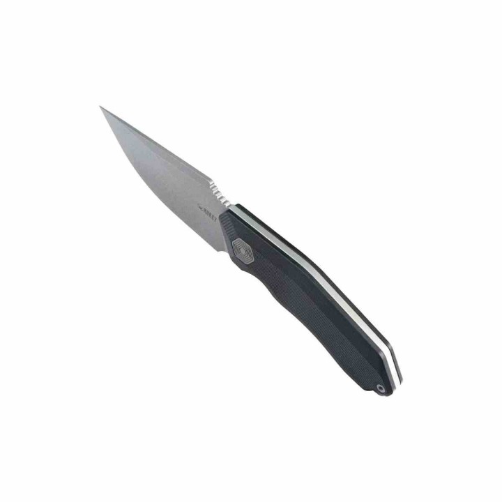 Couteau Fixe Kubey Basilisk Black Lame Acier 14C28N Manche G10 Noir Étui Kydex KUB381A - Livraison Gratuite