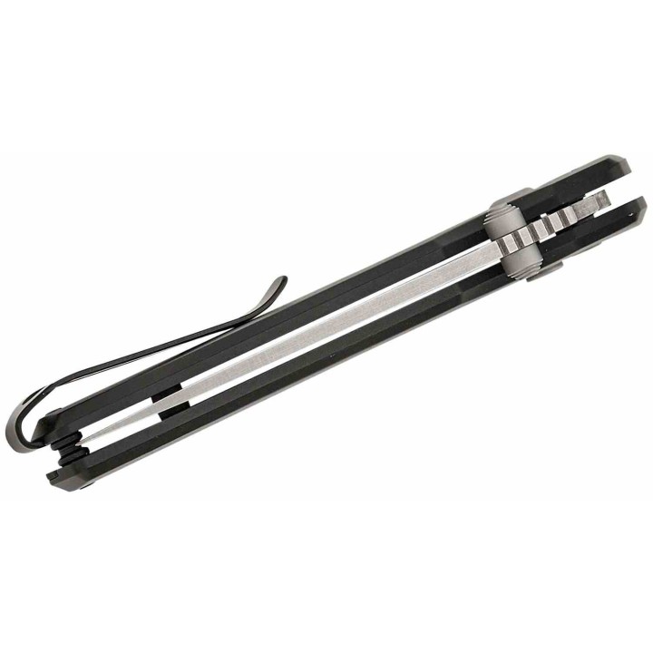 Couteau Kershaw Kindred Lame Acier D2 Manche Aluminium Noir Button Lock KVT Clip KS2053 - Livraison Gratuite