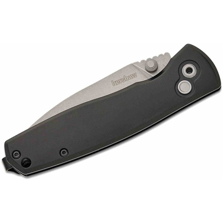 Couteau Kershaw Kindred Lame Acier D2 Manche Aluminium Noir Button Lock KVT Clip KS2053 - Livraison Gratuite