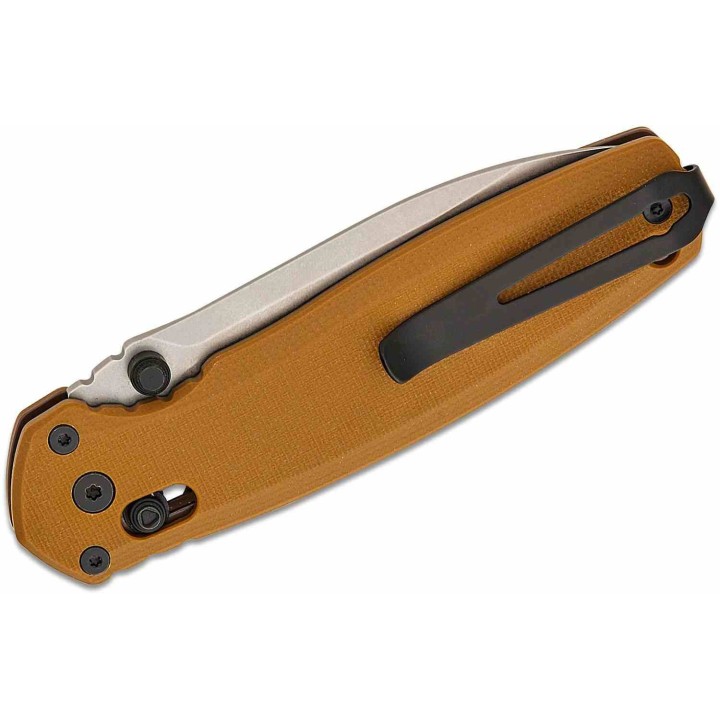 Couteau Pliant Kershaw Broadside Tan Lame Acier D2 Manche G-10 DuraLock Clip IKBS KS2052 - Livraison Gratuite