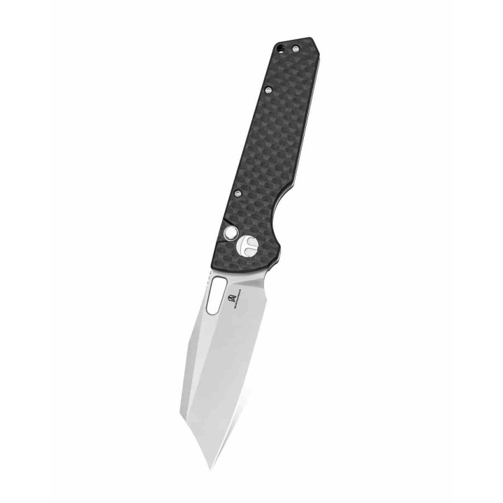 Couteau Bestechman Guardian Black Lame Acier D2 Manche G-10 Bouton Lock BTKMK11B - Livraison Gratuite