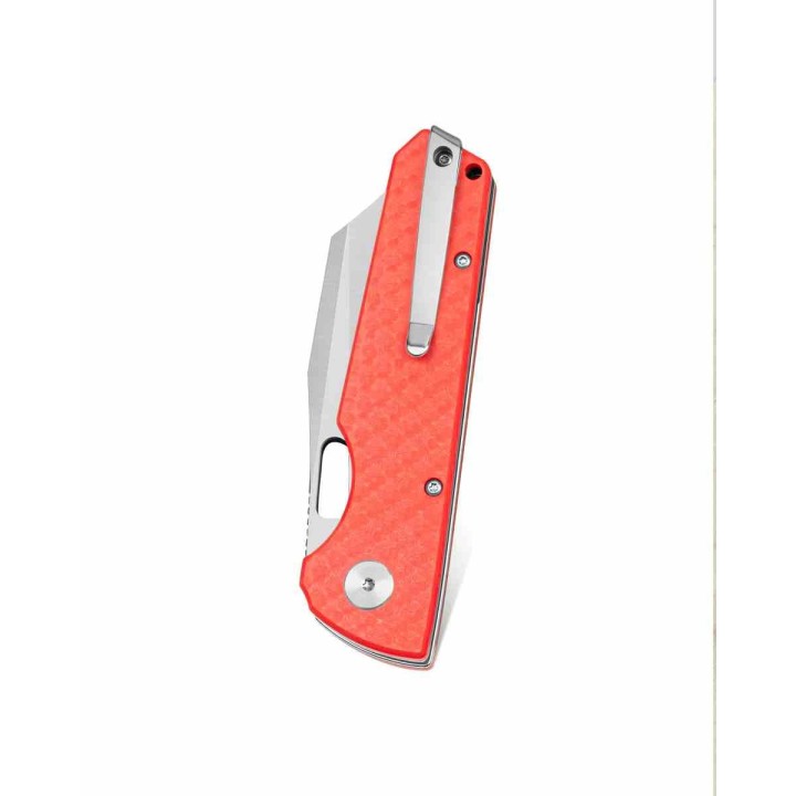 Couteau Bestechman Guardian Red Lame Acier D2 Manche G-10 Bouton Lock BTKMK11C - Livraison Gratuite