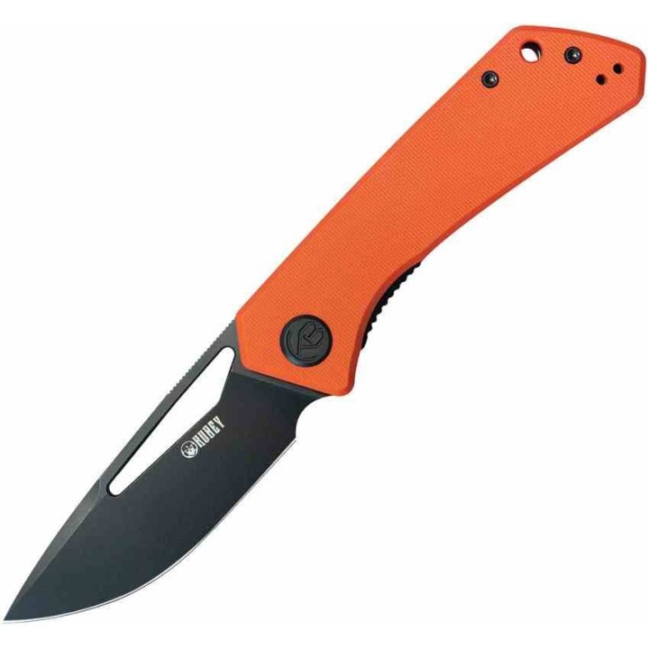 Couteau Pliant Kubey Thalia Orange Lame Acier 14C28N Manche G-10 IKBS Liner Lock Clip KUB331O - Livraison Gratuite