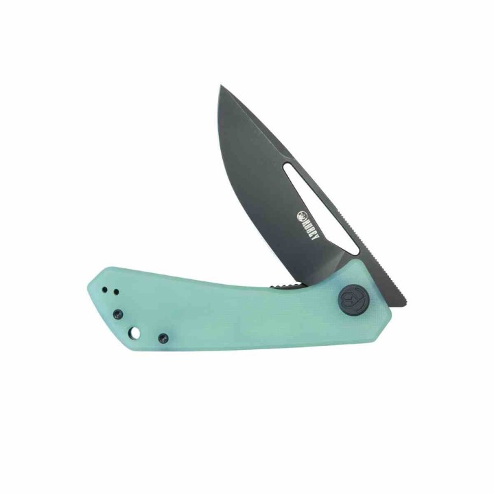 Couteau Pliant Kubey Thalia Jade Lame Acier 14C28N Manche G-10 IKBS Liner Lock Clip KUB331N - Livraison Gratuite