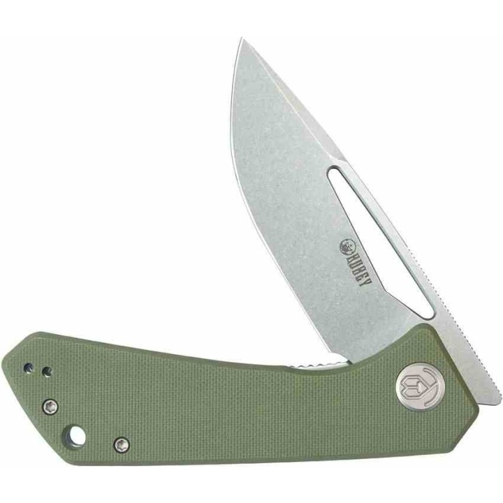 Couteau Pliant Kubey Thalia Green Lame Acier 14C28N Manche G-10 IKBS Liner Lock Clip KUB331M - Livraison Gratuite